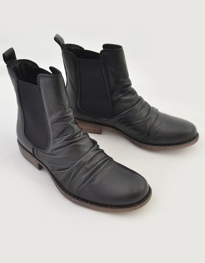 The Willo Ankle Boots in Black.