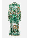 Corridor Of Calm Waist Tie Shirt Dress
