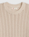 Sunrise Crochet Sweater Oatmeal