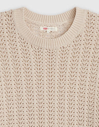 Sunrise Crochet Sweater Oatmeal