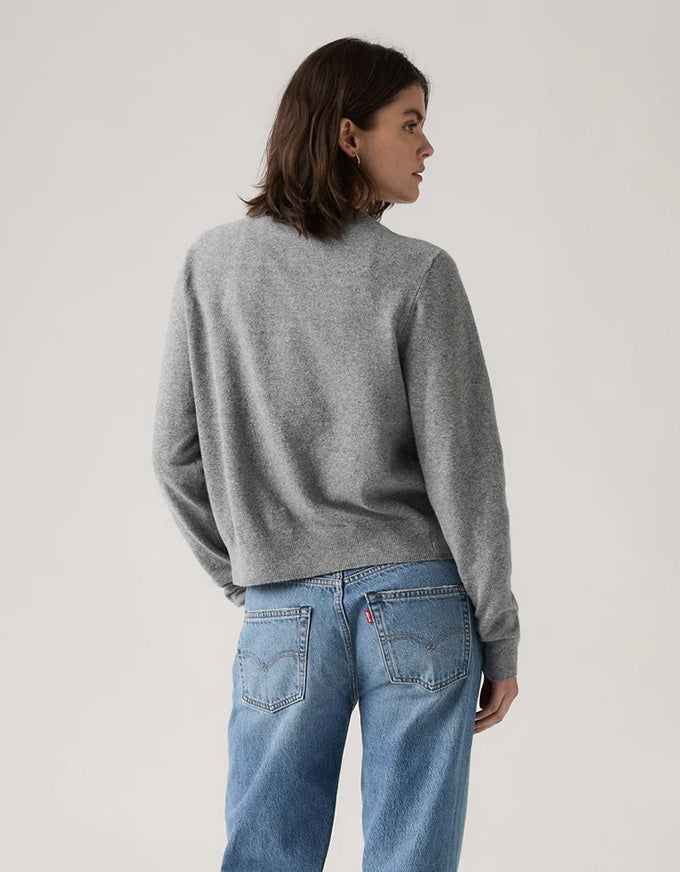 Supersoft Crew Cardi Dark Heather