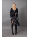 Enchanted Dress French Flora Black