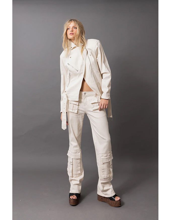 Amour Cargo Jacket Sand