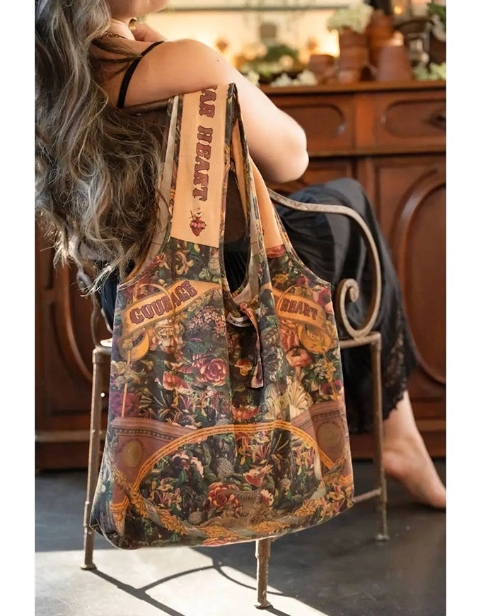 Courage Dear Heart Linen Tote
