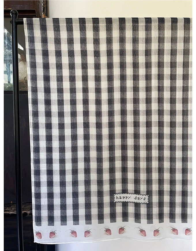 Happy Days Gingham Bamboo Scarf