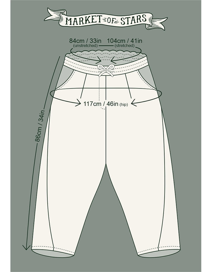 Map of my Heart Artist Boho Linen Pants