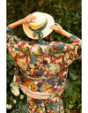 Stay Gold Cropped Bamboo Kimono