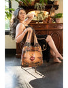 Courage Dear Heart Linen Tote