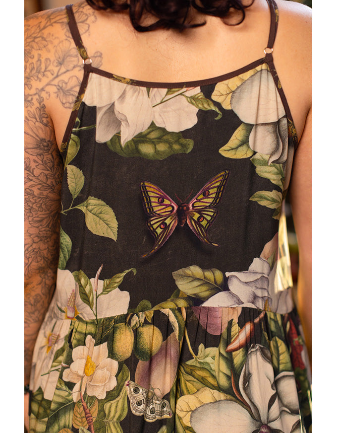 Fleur De Lune Maxi Slip Dress Magnolia