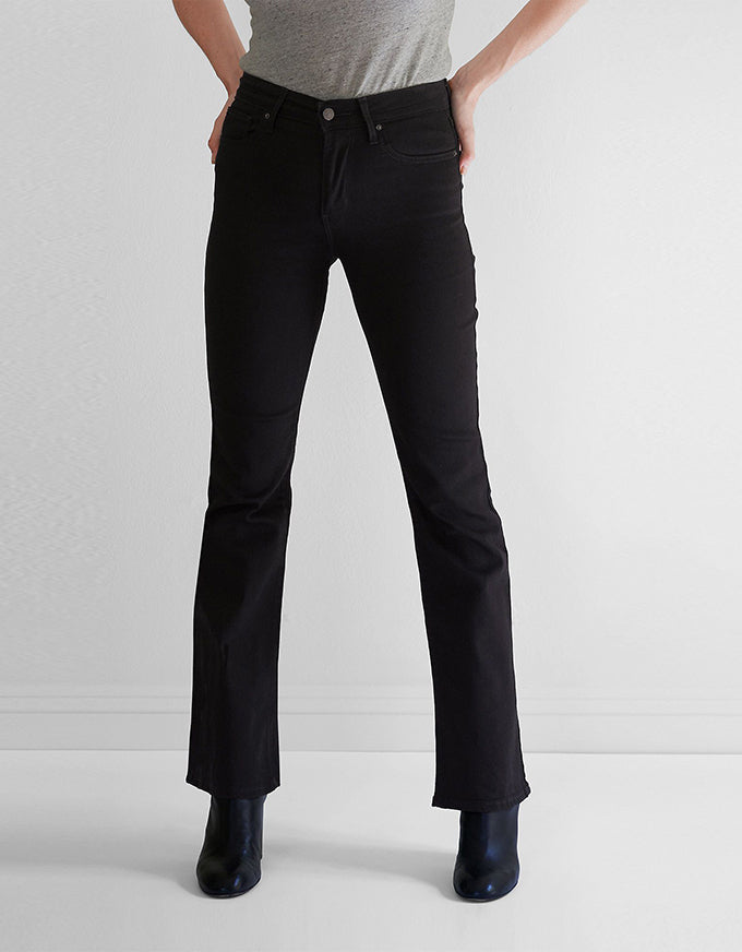 725 Hi Rise Boot Cut Soft Black