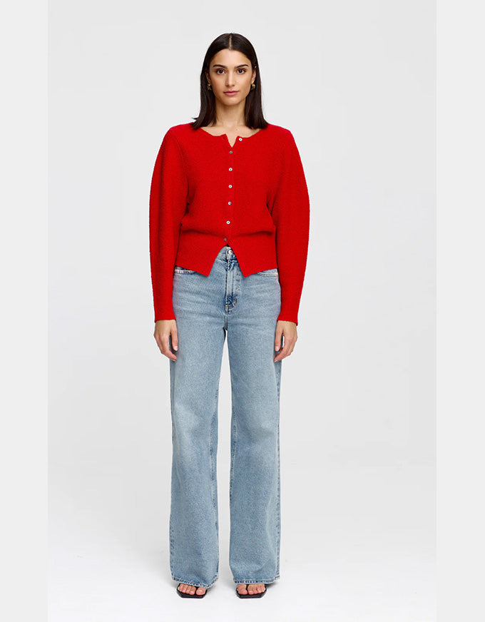 Montana Cardigan Cherry