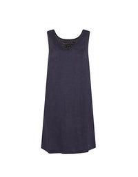 Mini Dress Navy - 100% Hemp