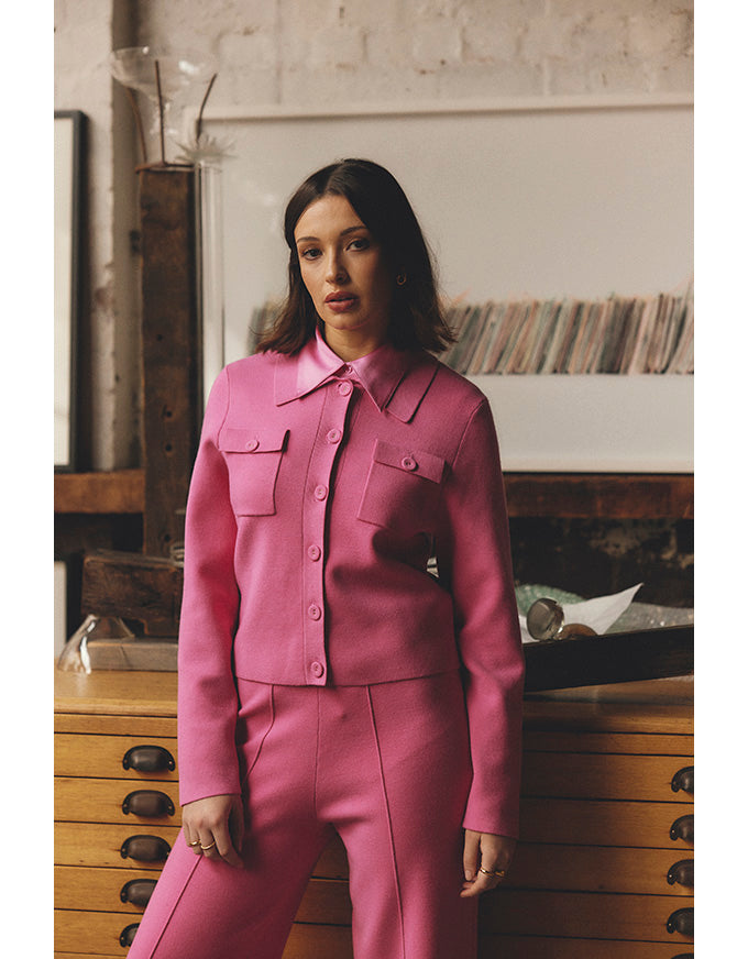 Carter Knit Jacket Lolly