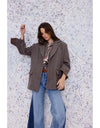 Bagsy Jacket Denim Tweed