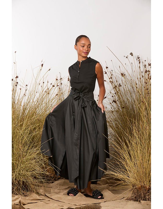 Stingray Sleeveless Top Black