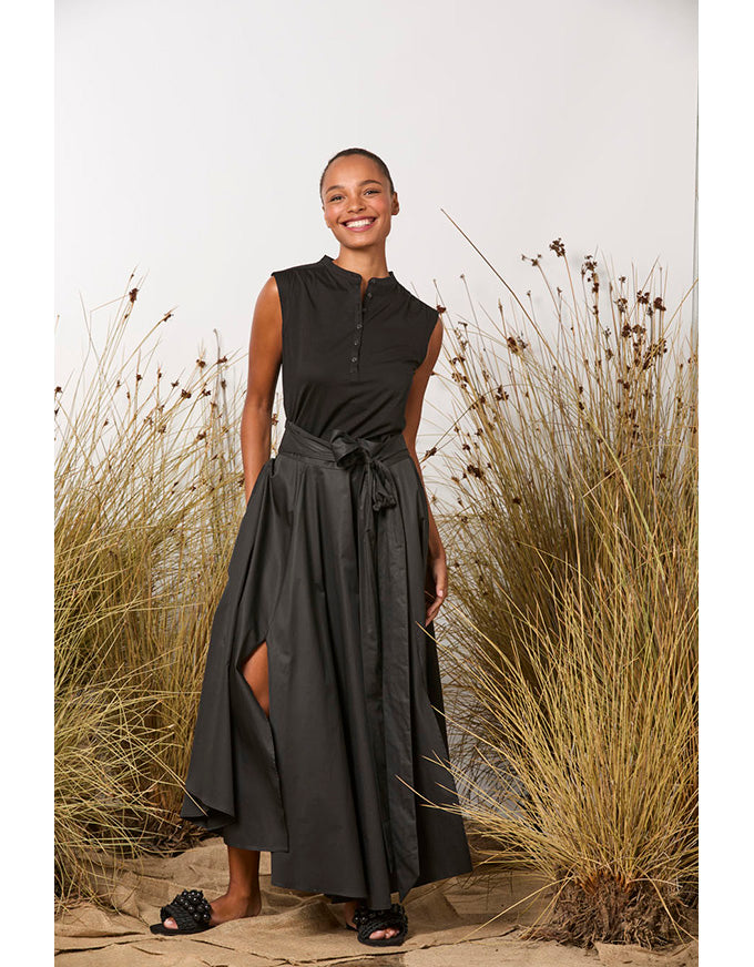 Stingray Sleeveless Top Black