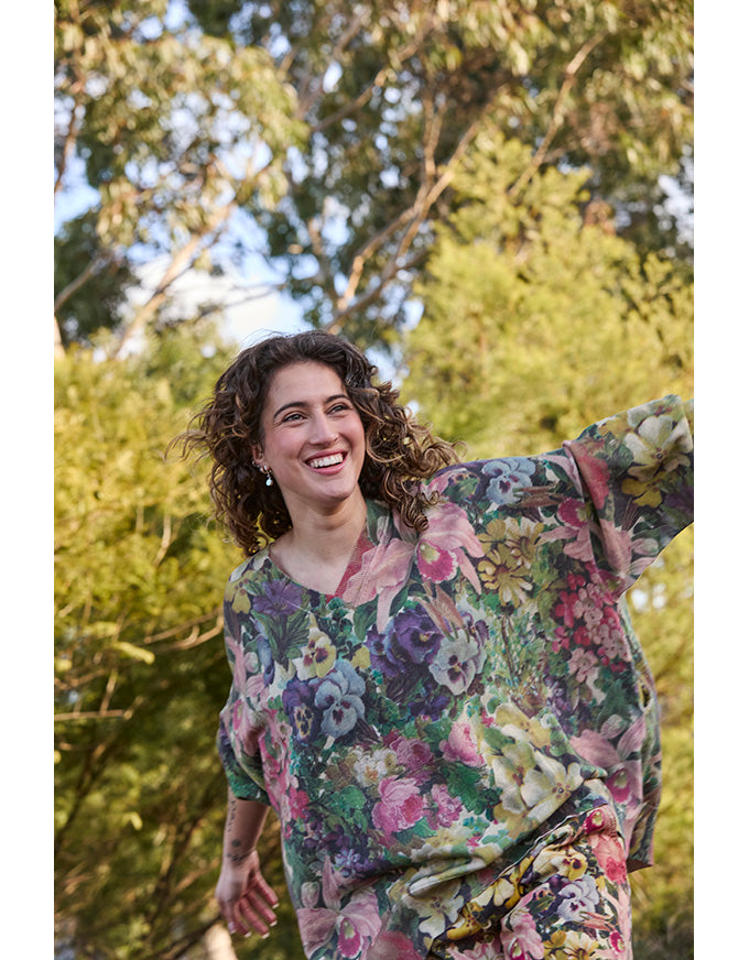 Calla Bloom Knit Jumper