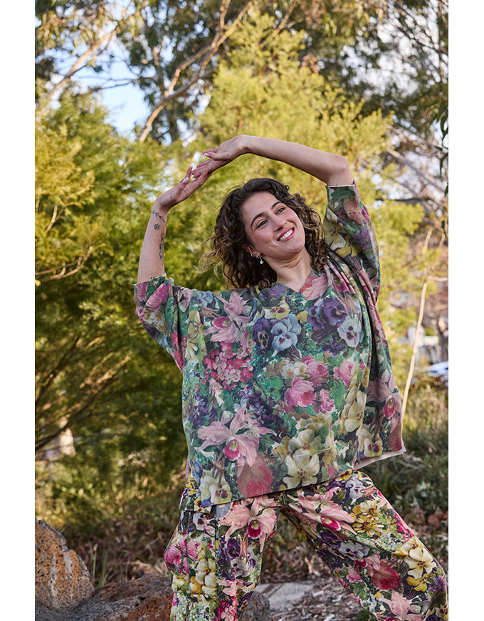 Calla Bloom Knit Jumper