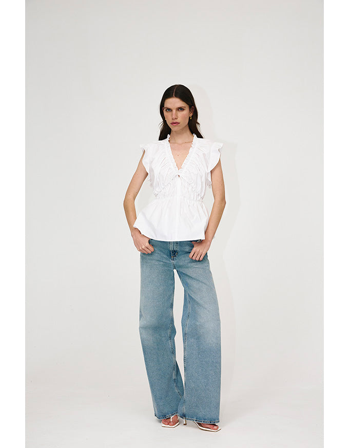 Bobbie Top Ivory