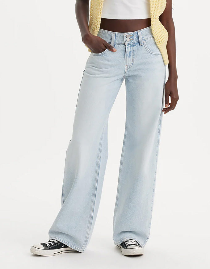 Superlow Loose Jeans Abraided Art