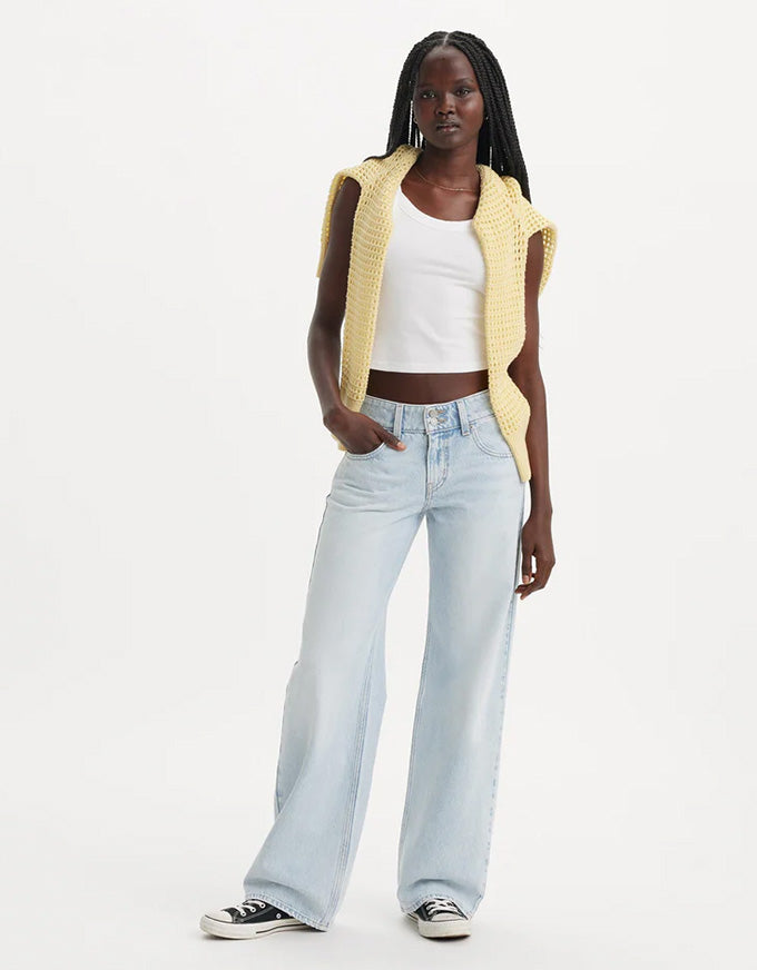 Superlow Loose Jeans Abraided Art