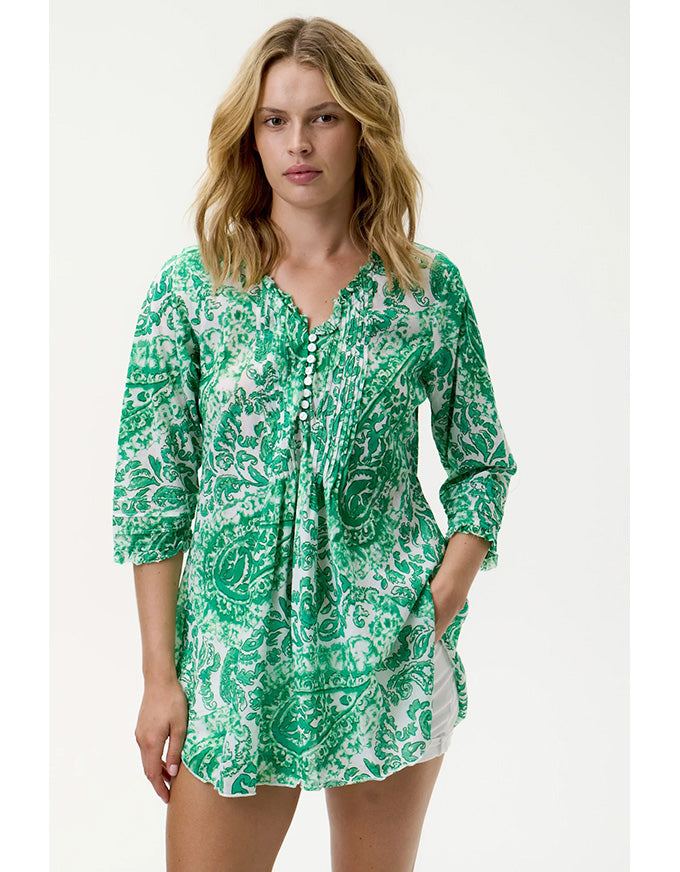 Poppy Top Esperance Cotton Green