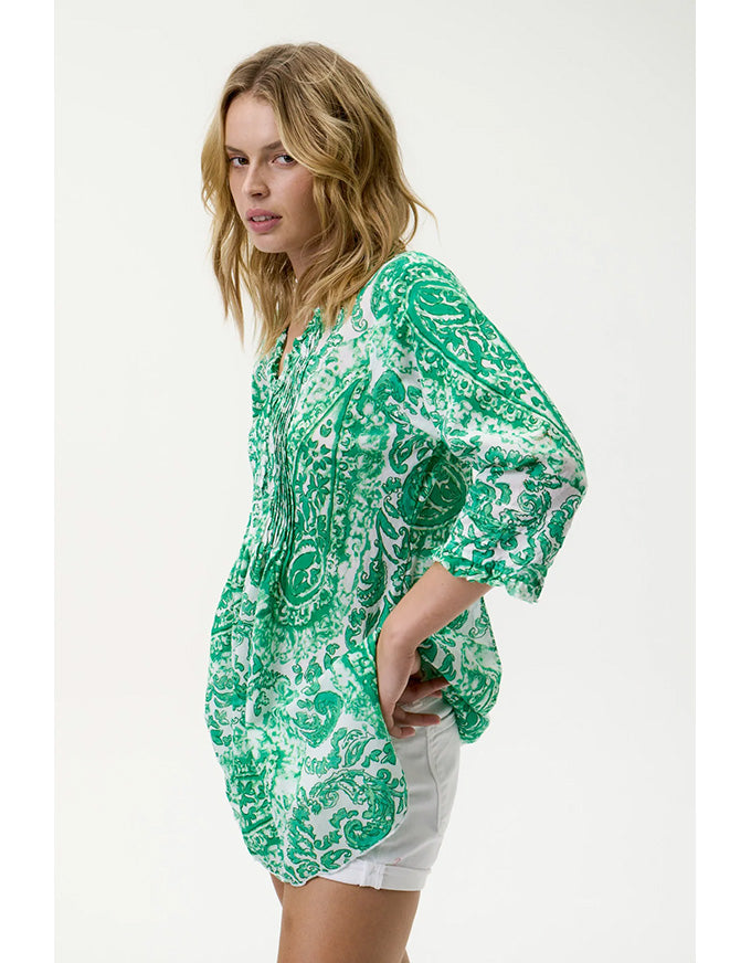 Poppy Top Esperance Cotton Green