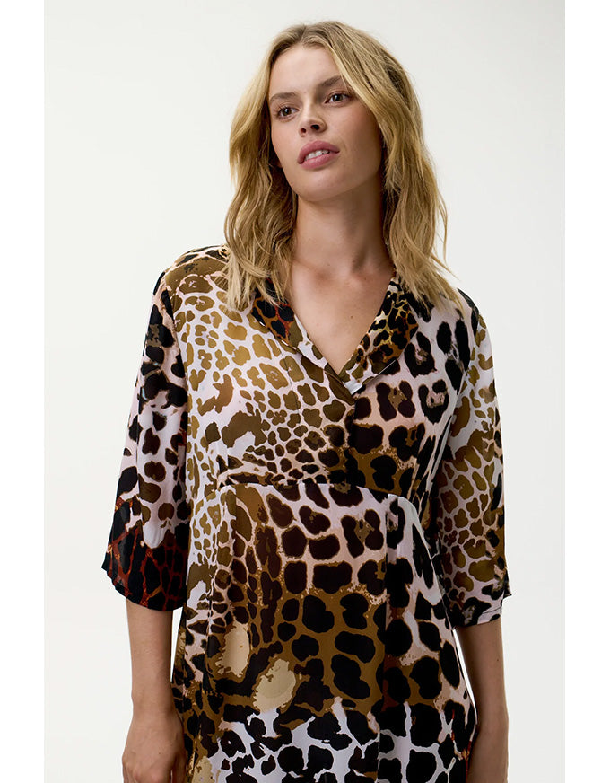 Jazz Dress Lipari Viscose Leopard