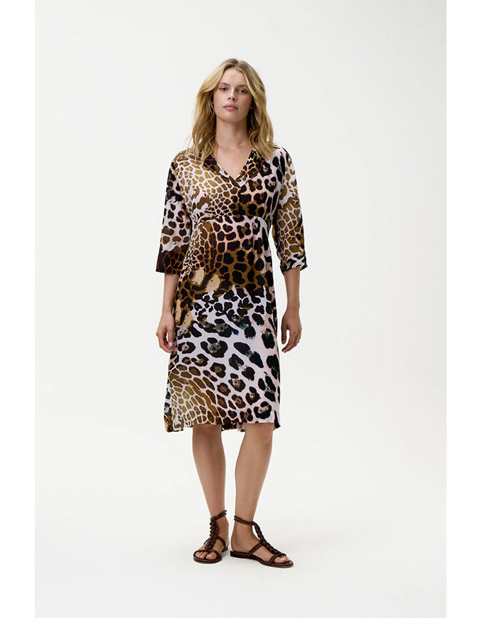 Jazz Dress Lipari Viscose Leopard