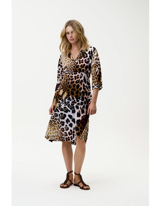 Jazz Dress Lipari Viscose Leopard
