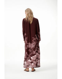 Sienna Dress Sangeria Palm Viscose Crepe