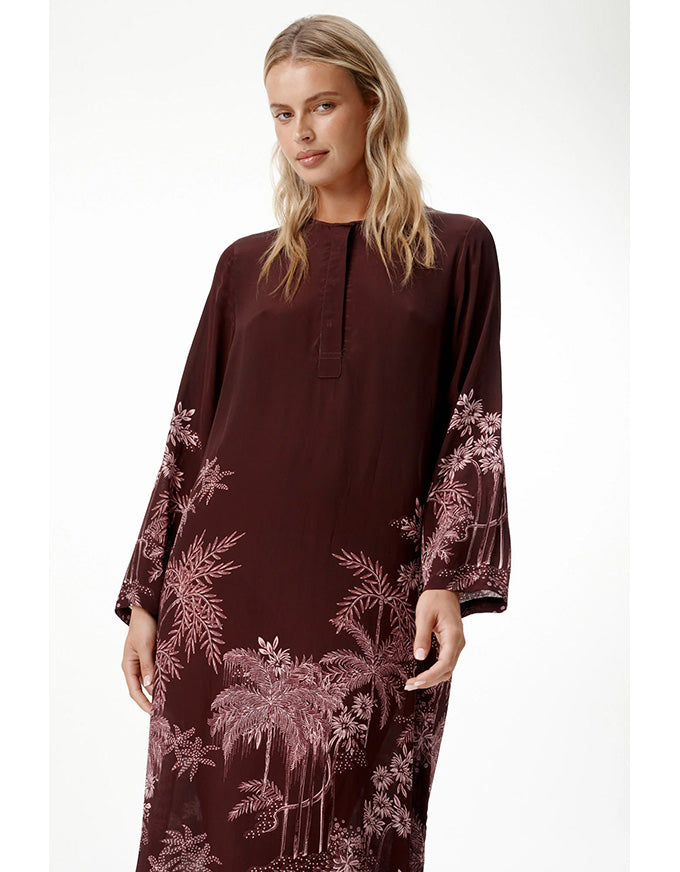 Sienna Dress Sangeria Palm Viscose Crepe