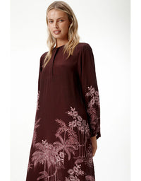 Sienna Dress Sangeria Palm Viscose Crepe