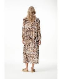 Long Genie Dress Savanna Viscose Brown