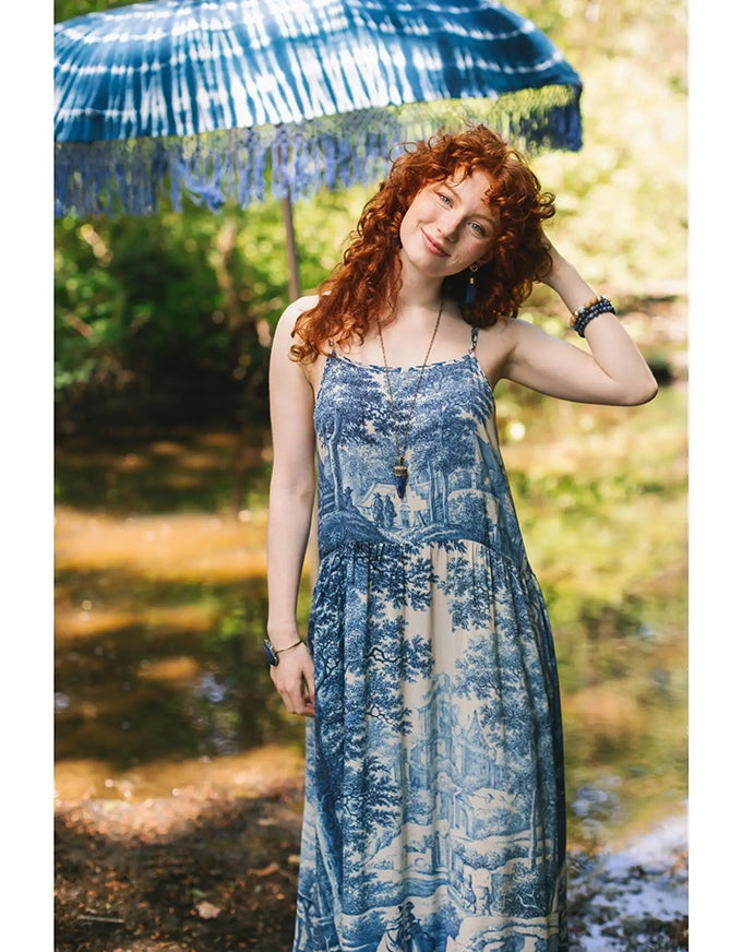 Let The Light In Pixie Long Bamboo Slip Dress