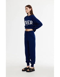 Eliza Knit Pant Indigo