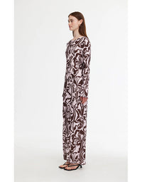 Nadia Dress Marble