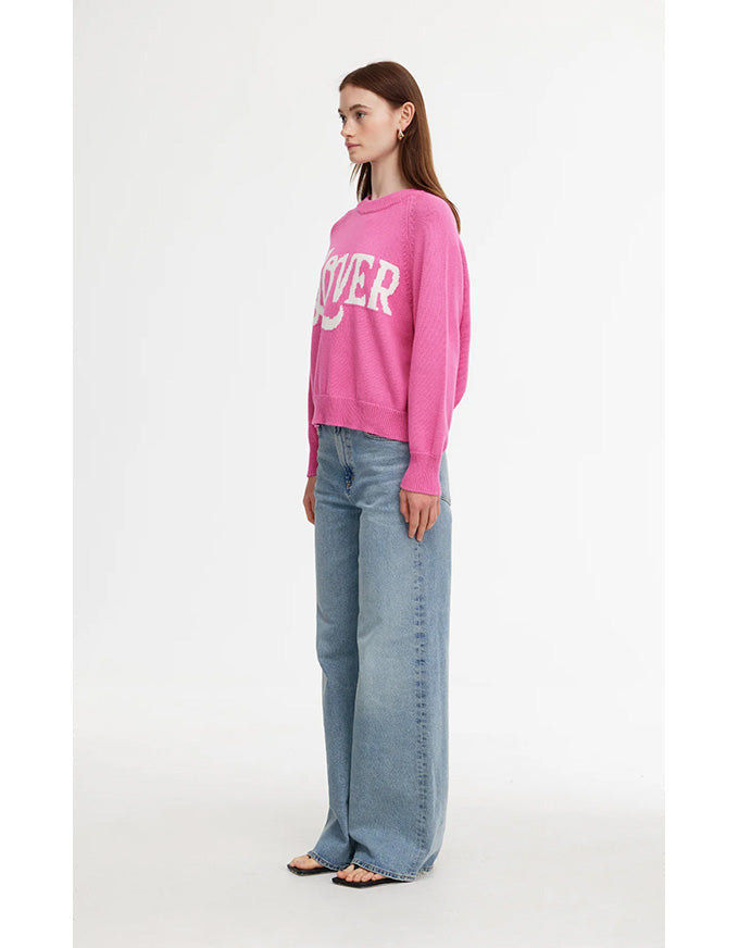 Lover Cotton/Cashmere Jumper Pink