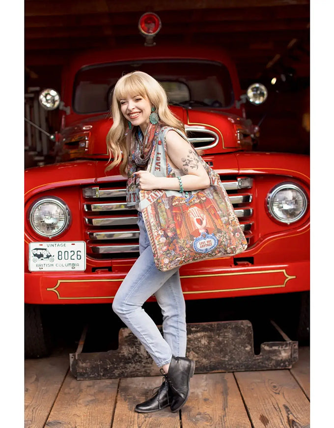 Love Language Linen Tote