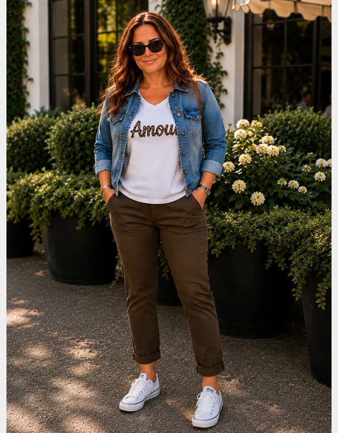 New Isabella Pant Chocolate