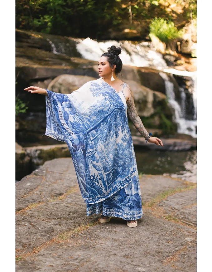 Let The Light In Pixie Long Bamboo Slip Dress