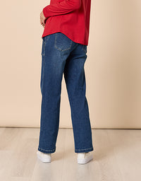 Hudson High Rise Wide Jean Blue Wash
