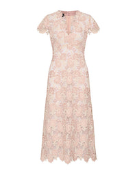 Belinda Dress Blush Cream