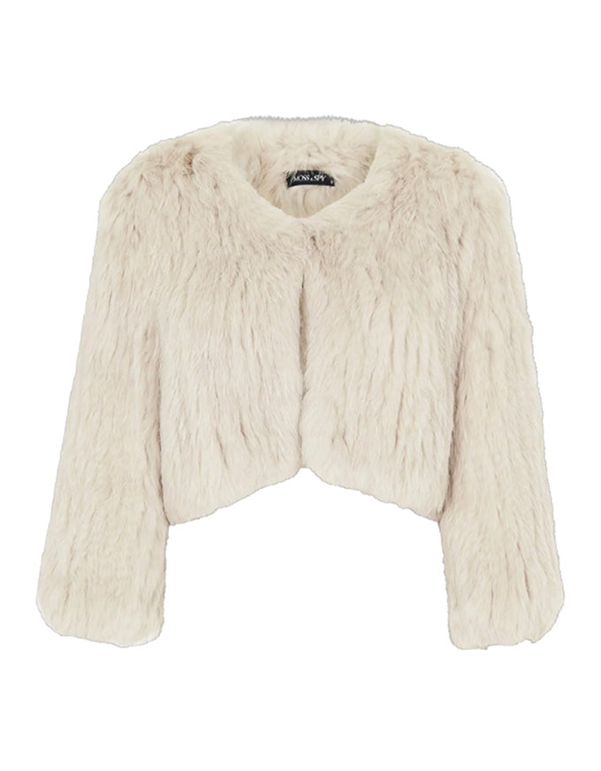 Fur Bolero Beige
