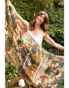 Stay Gold Floral Bamboo Scarf