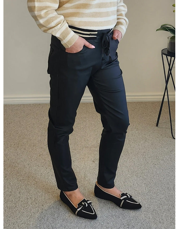 Scuba Wetlook Jogger Black