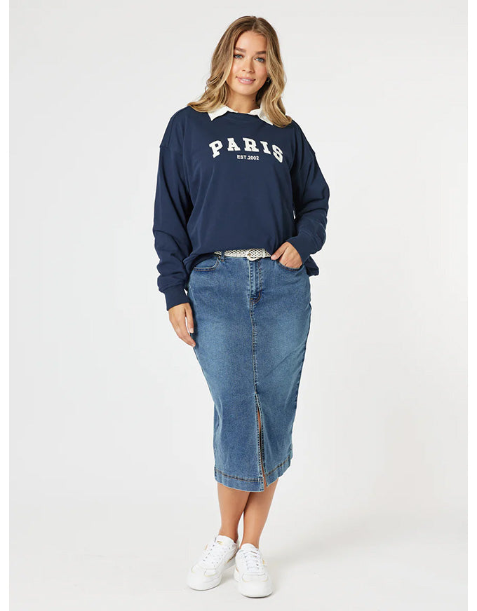 Paris Sweatshirt Navy