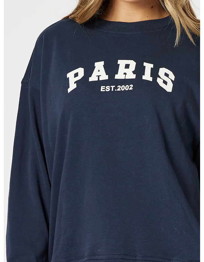 Paris Sweatshirt Navy