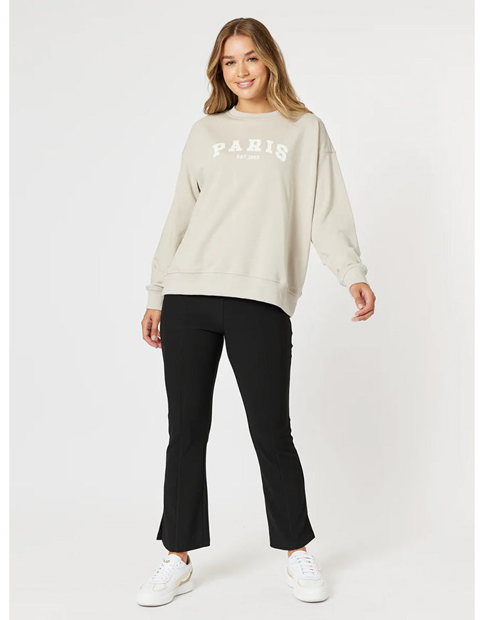 Paris Sweatshirt Stone