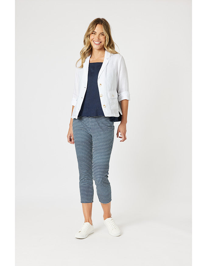 Miley Lino Cami Navy